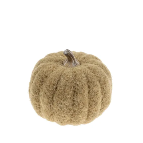 Felt Pumpkin, Moss, Medium