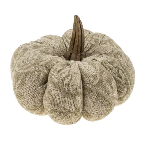 block print pumpkin, green, large