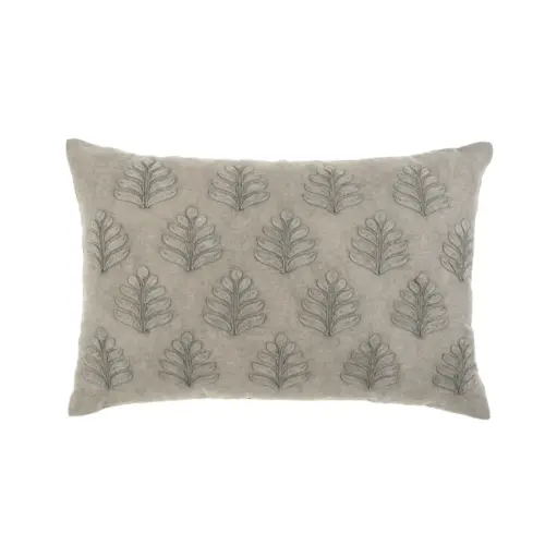orchard pillow, fog, 16x24