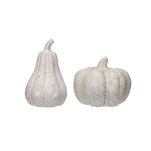 stoneware squash, reactive glaze