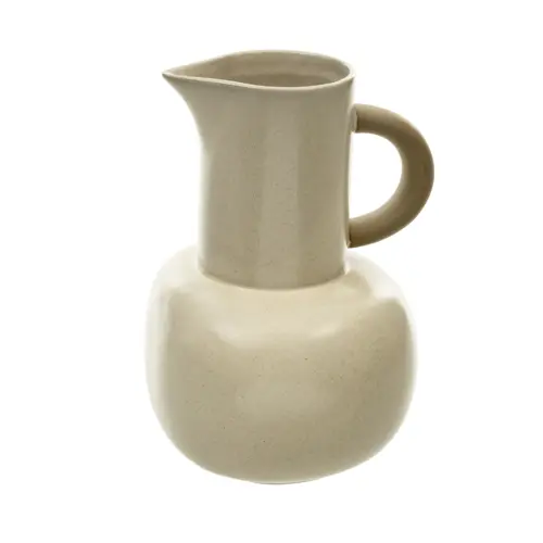 boule pitcher, cream