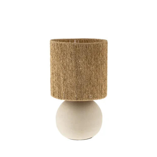 Dwell table lamp, sand